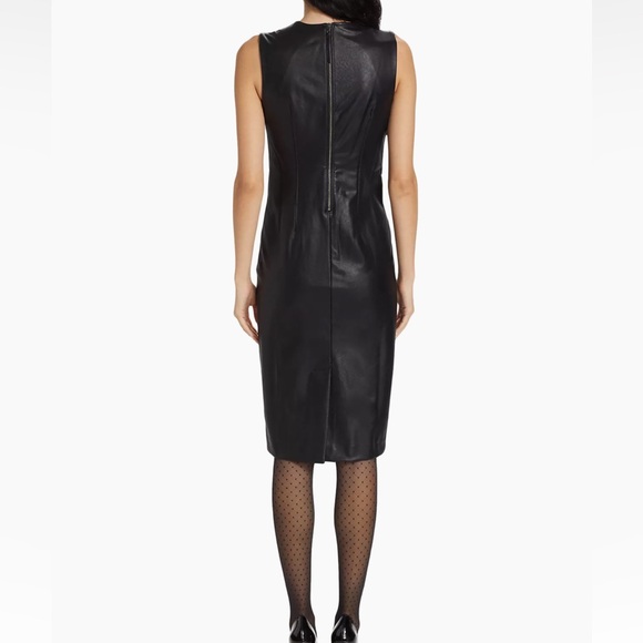 Spanx Faux Leather Sheath Dress - Picture 5 of 7
